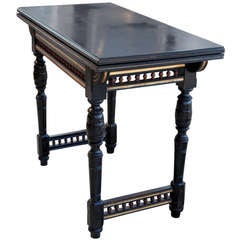 English Eastlake Game Table