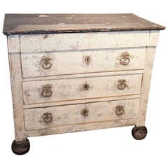 French Painted Chest of Drawers
