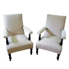 Pair of Napoleon lll Armchairs