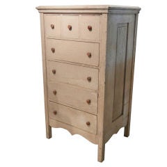 "Ostrich" Painted Chest