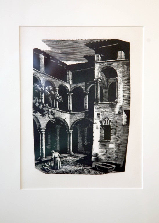Set of 6 Lithographs of Churches of Italy 1