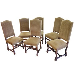 Set of 6 Os de Mouton Dining Chairs