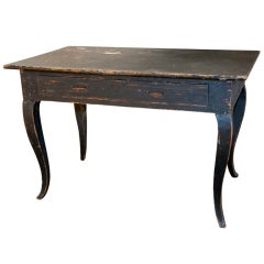 Ebonized Writing Table