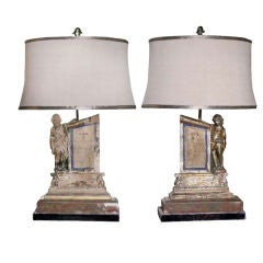 Pair of Italian Fragment Lamps