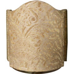 Fortuny "Campanelle" Florentine Scroll Shade