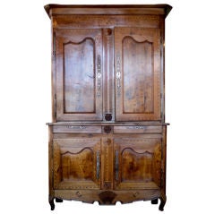 Directoire Inlaid Cherry Buffet aux Deux Corps