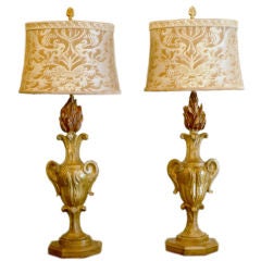 Pair of French Fragment Lamps