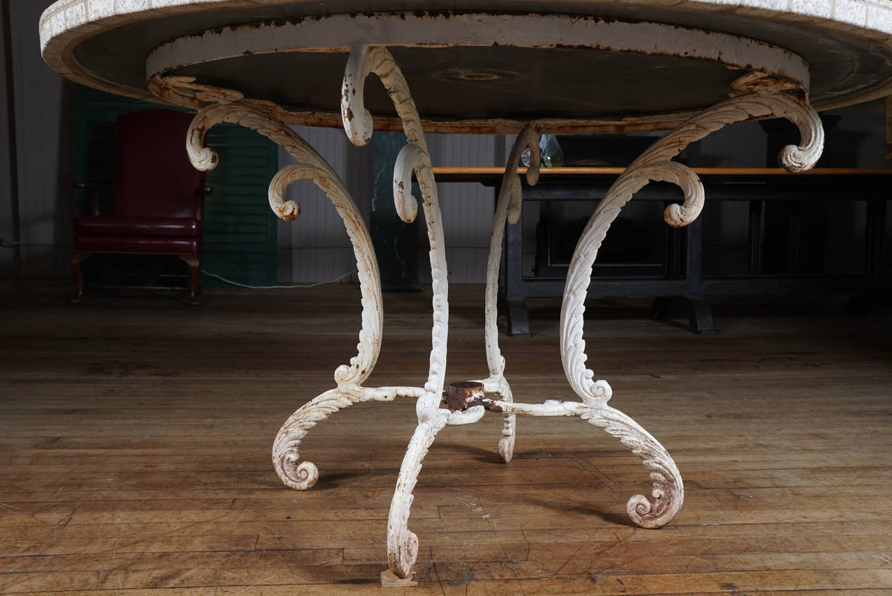 20th Century Terrazzo Umbrella Table