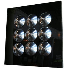 1970s Lucite and Steel Hub Cap Sculpture by Jason Seley 12