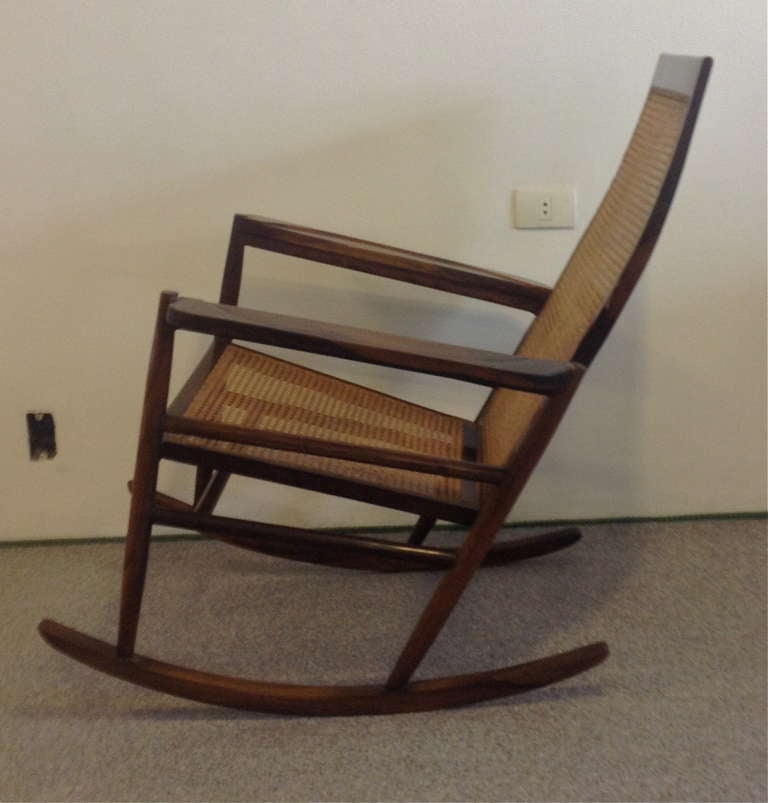 Mid-20th Century Tenreiro Rocking Chair