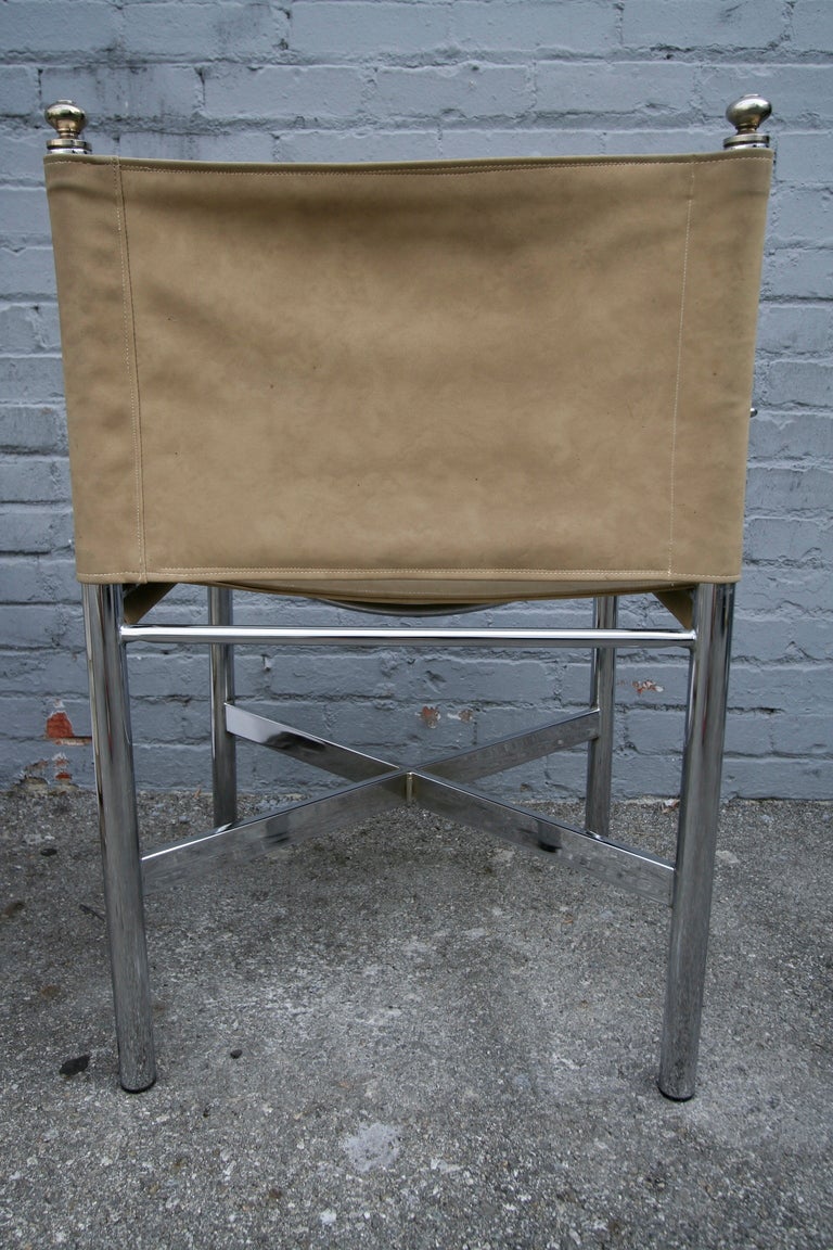Pair of Pace Director's Chairs In Excellent Condition In Los Angeles, CA