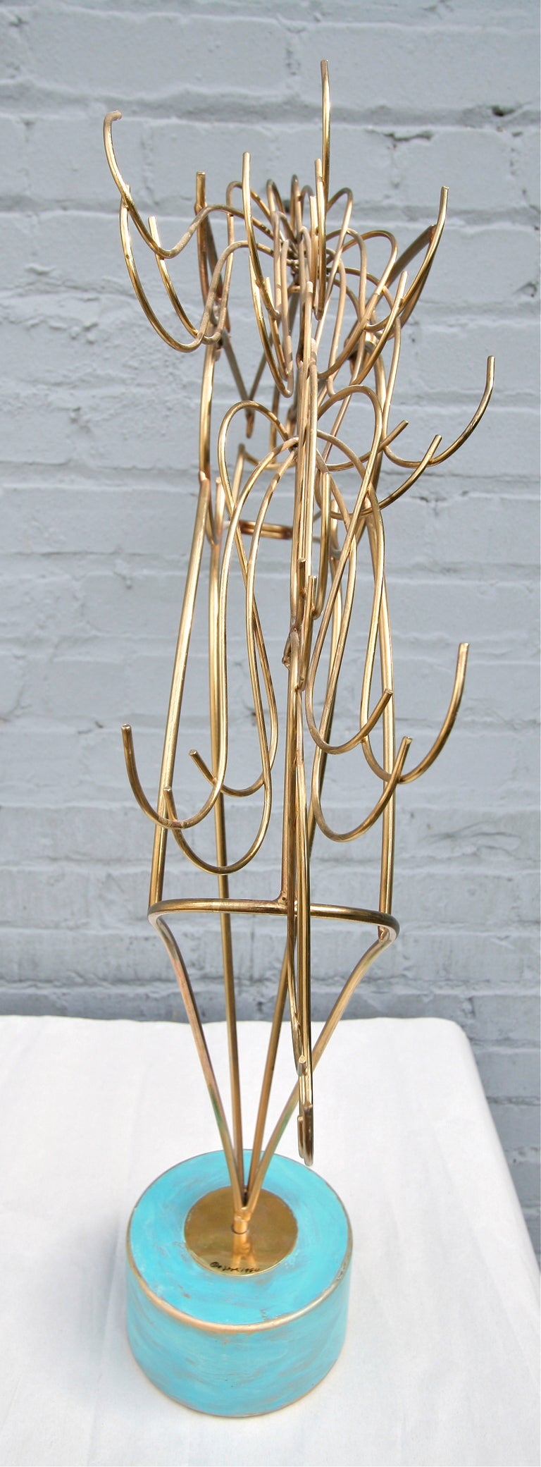 Late 20th Century Curtis Jeré Brass Horse Head Sculpture