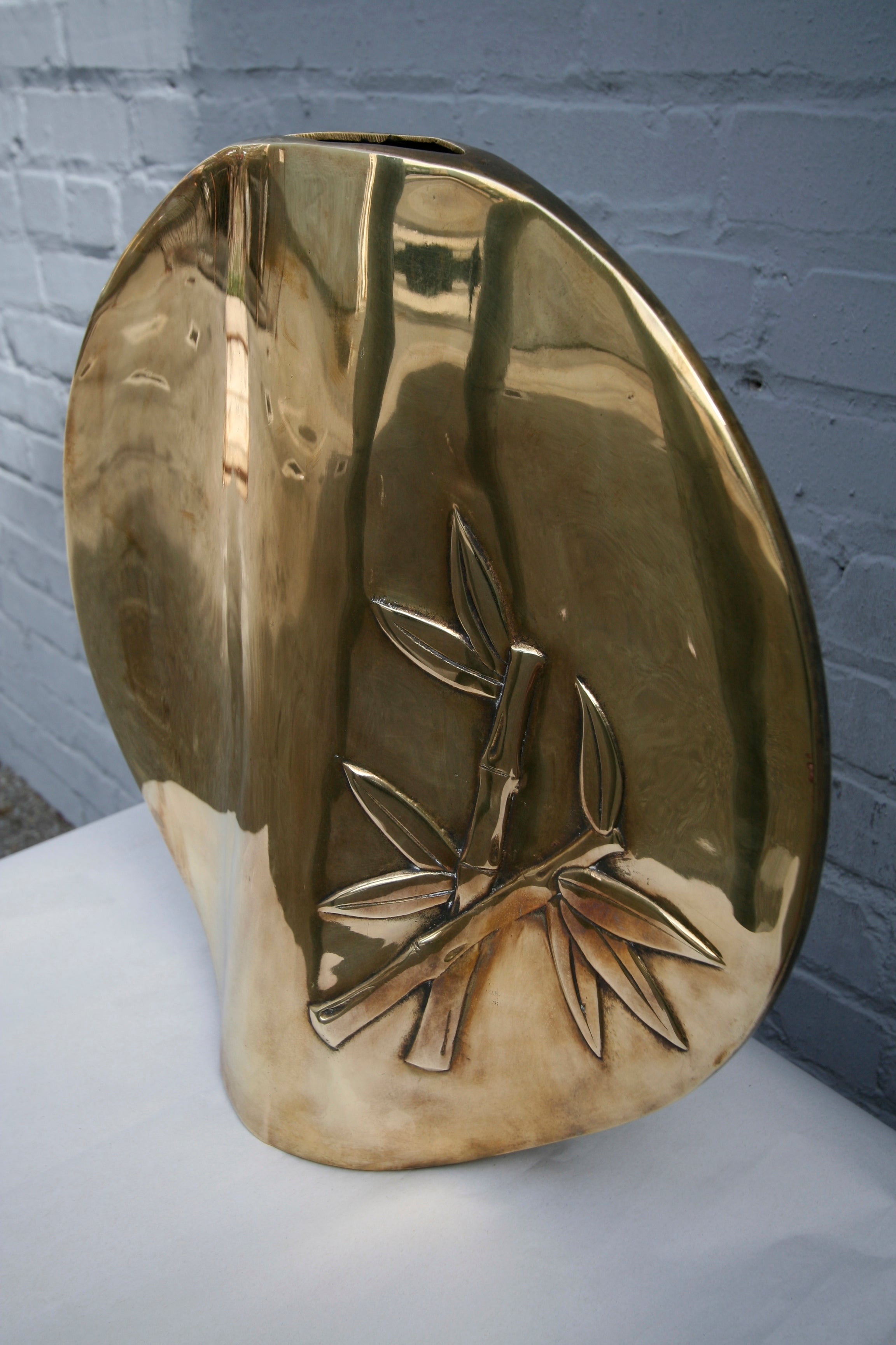 Dolbi Cashier Brass Bamboo Vase