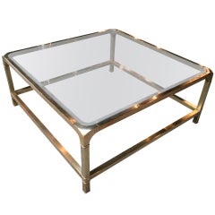 Mastercraft Brass Coffee Table