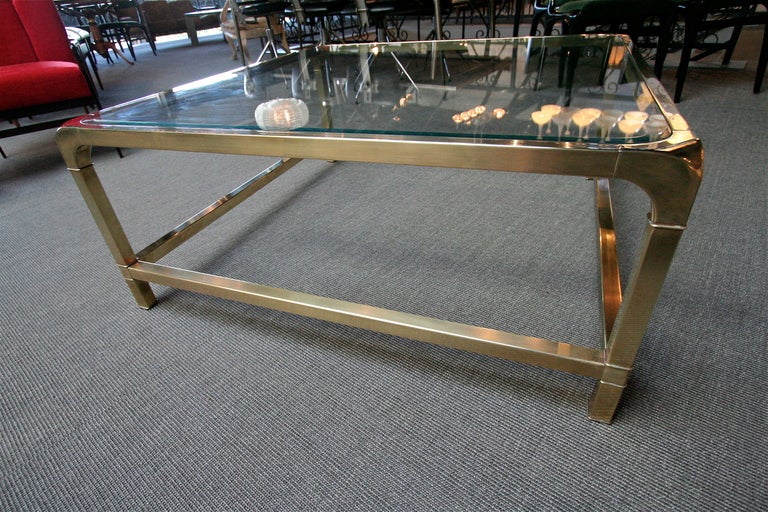 Mastercraft Brass Coffee Table