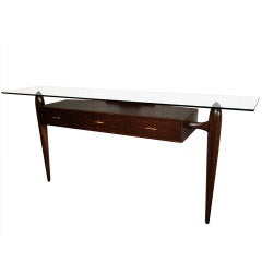 1960s Scapinelli Brazilian Console Table with Three Drawers 7