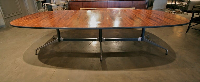 Rosewood Dining Table by Charles and Ray Eames for Herman Miller 1