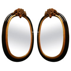 Pair of 1940s Italian Mirrors