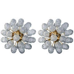 Pair of Doria Glass Ball Sconces