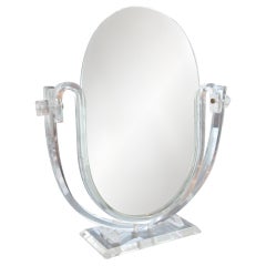 60's Lucite Vanity Mirror