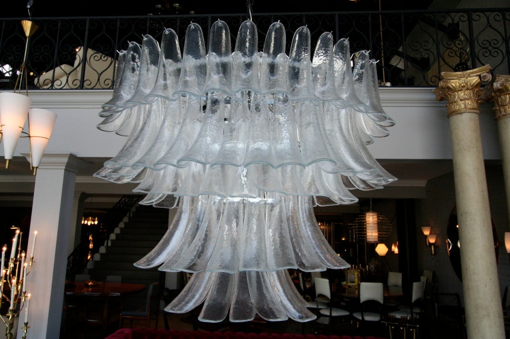 Barovier e Toso "Feathers" Chandelier