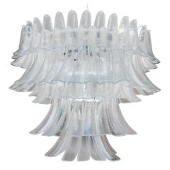 Barovier e Toso "Feathers" Chandelier