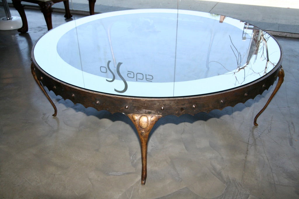 Brass 1950's Arturo Pani Coffee Table