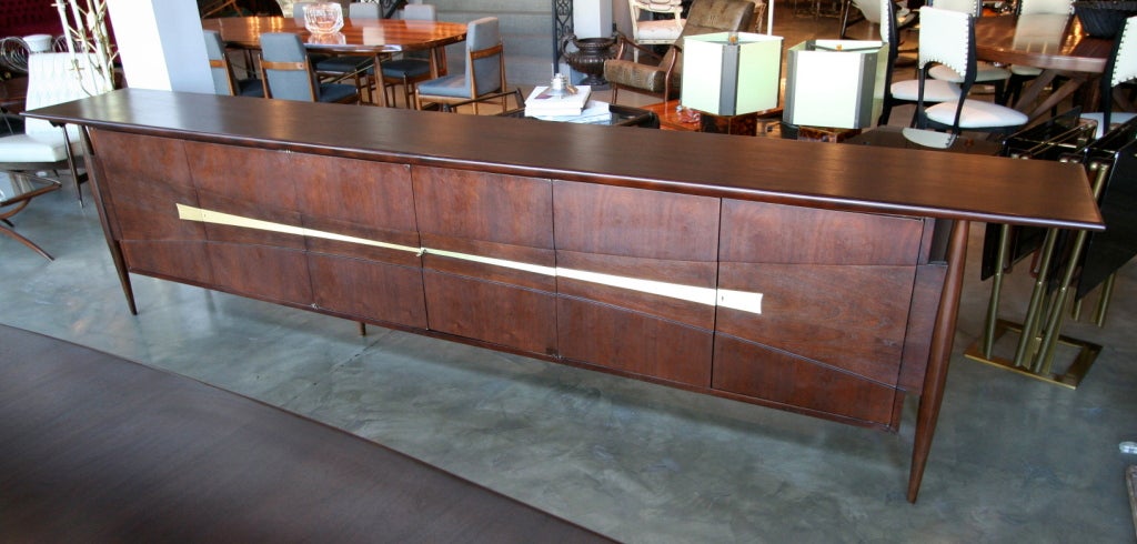 1950s Dining Room Credenza Attributed to Roberto and Mito Block In Excellent Condition In Los Angeles, CA