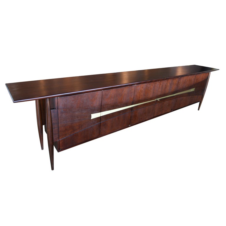 1950s Dining Room Credenza Attributed to Roberto and Mito Block