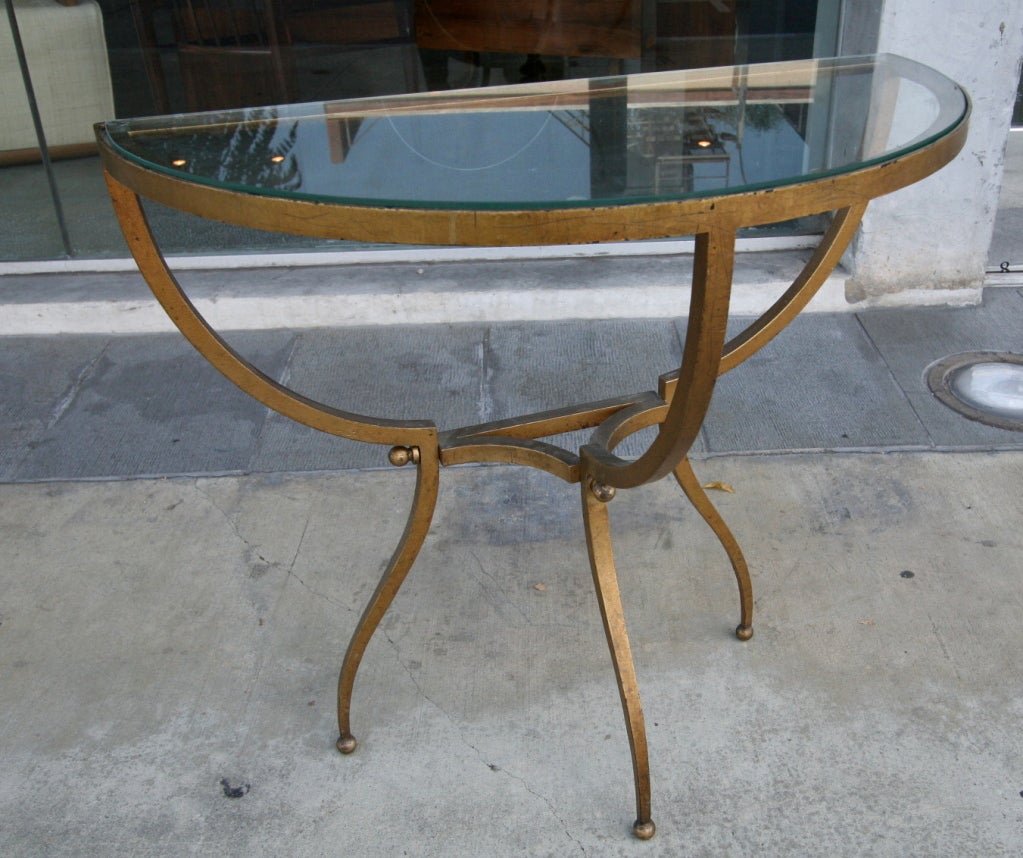 50's iron side table by Arturo Pani