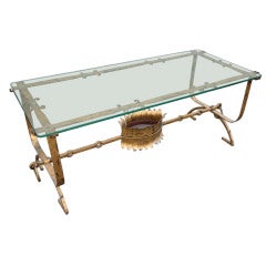 1930's Italian Gilded Coffee Table