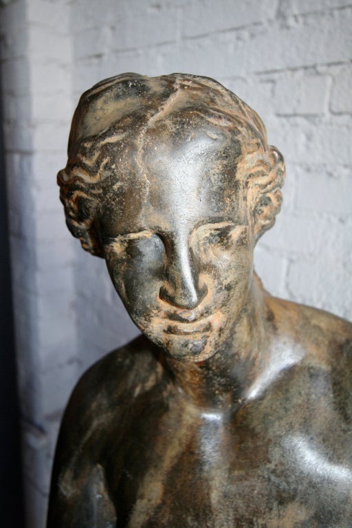 Resin Sculpture Bust of a Woman, 1960s For Sale