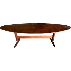 Brazilian Jacaranda 1960s Oval Dining Table 3