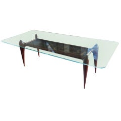 1960s Scapinelli Brazilian Dining Table with De Marchis Painting 8