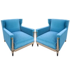 Pair of 1950s Arturo Pani Lounge Chairs