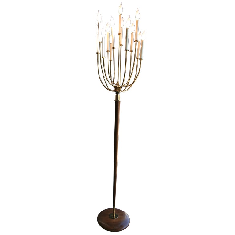 1960\'s Candelabra Floor Lamp at 1stdibs 1960\'s Candelabra Floor Lamp at 1stdibs
