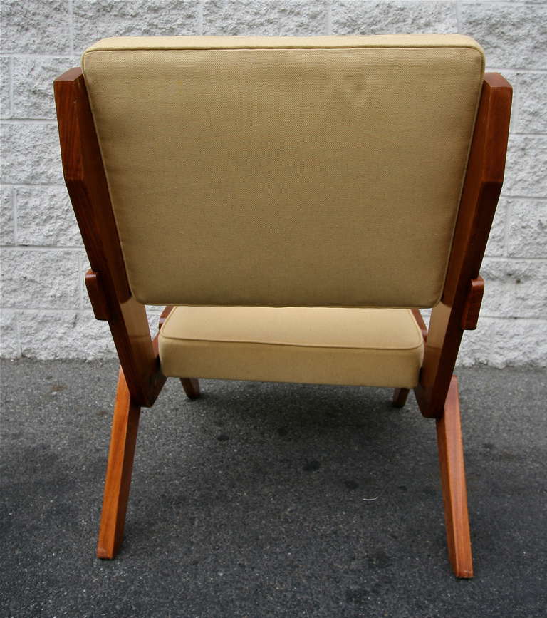 Wood Pair of Chairs by Lina Bo Bardi