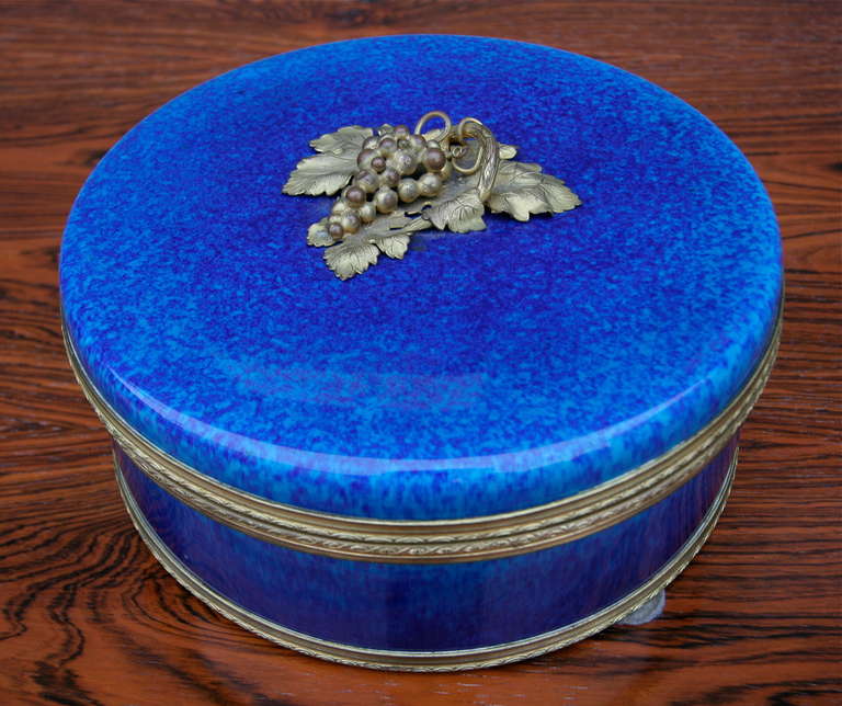 Sevres Porcelain and Bronze Box In Excellent Condition In Los Angeles, CA