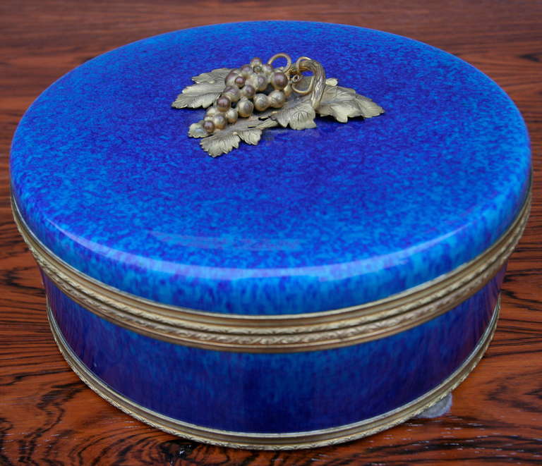 French Sevres Porcelain and Bronze Box