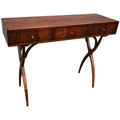 Scapinelli Console Table with Three Drawers