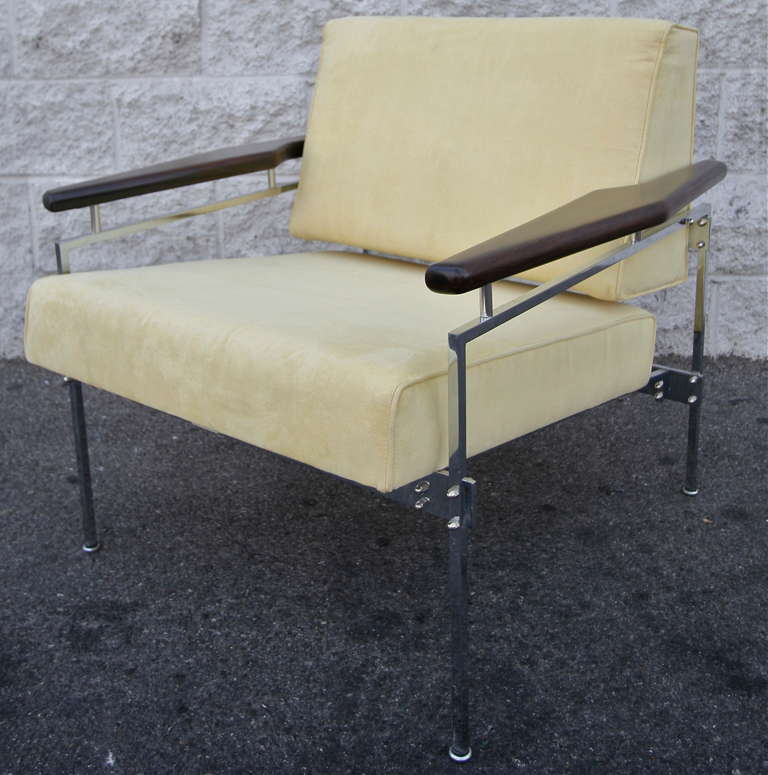 Mid-Century Modern Pair of 1960s Sergio Rodrigues Brazilian Jacaranda Beto Chairs