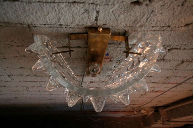Mid-20th Century Pair of 60's Barovier e Toso Sconces