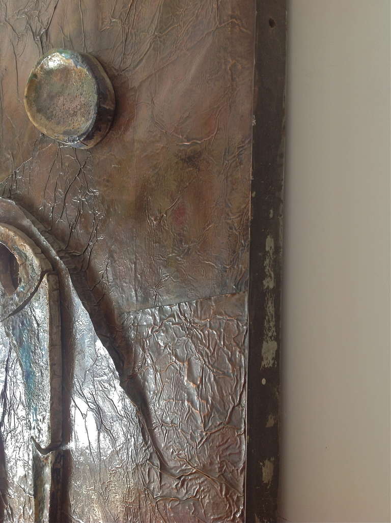 1950s Ceramic Wall Panel by Genaro de Carvalho For Sale at 1stdibs