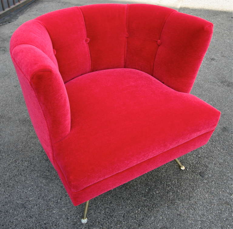 Mid-Century Modern 1960s Italian Lounge Chairs