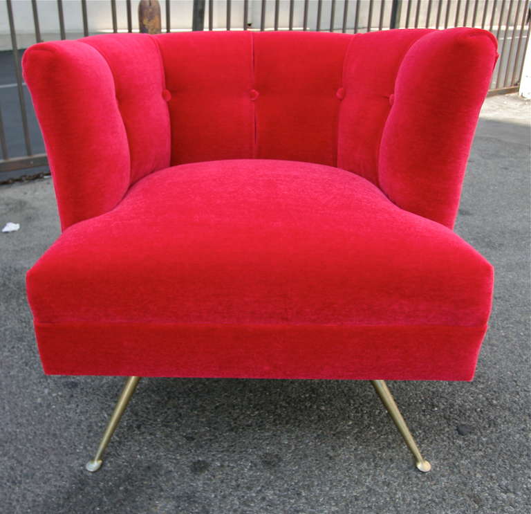 Mid-20th Century 1960s Italian Lounge Chairs