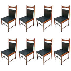 Set of 1960s Brazilian Jacaranda Cantu Chairs by Sergio Rodrigues 3