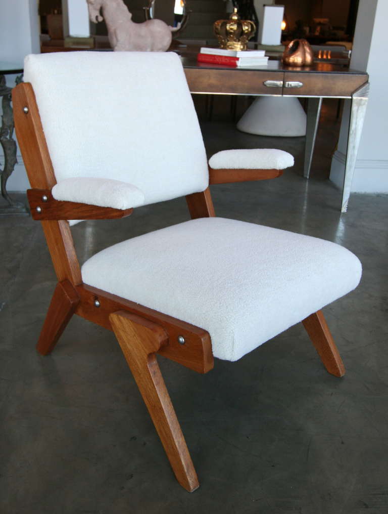 Mid-Century Modern Pair of Chairs by Lina Bo Bardi