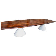 Parquet Brazilian Jacaranda Guarujá Dining Table by Jorge Zalszupin