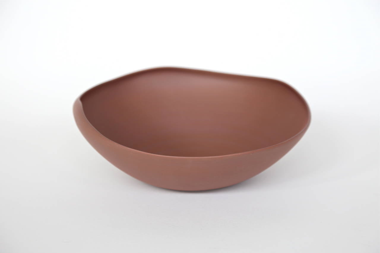 Contemporary Rina Menardi Handmade Ceramic Conch Bowls For Sale