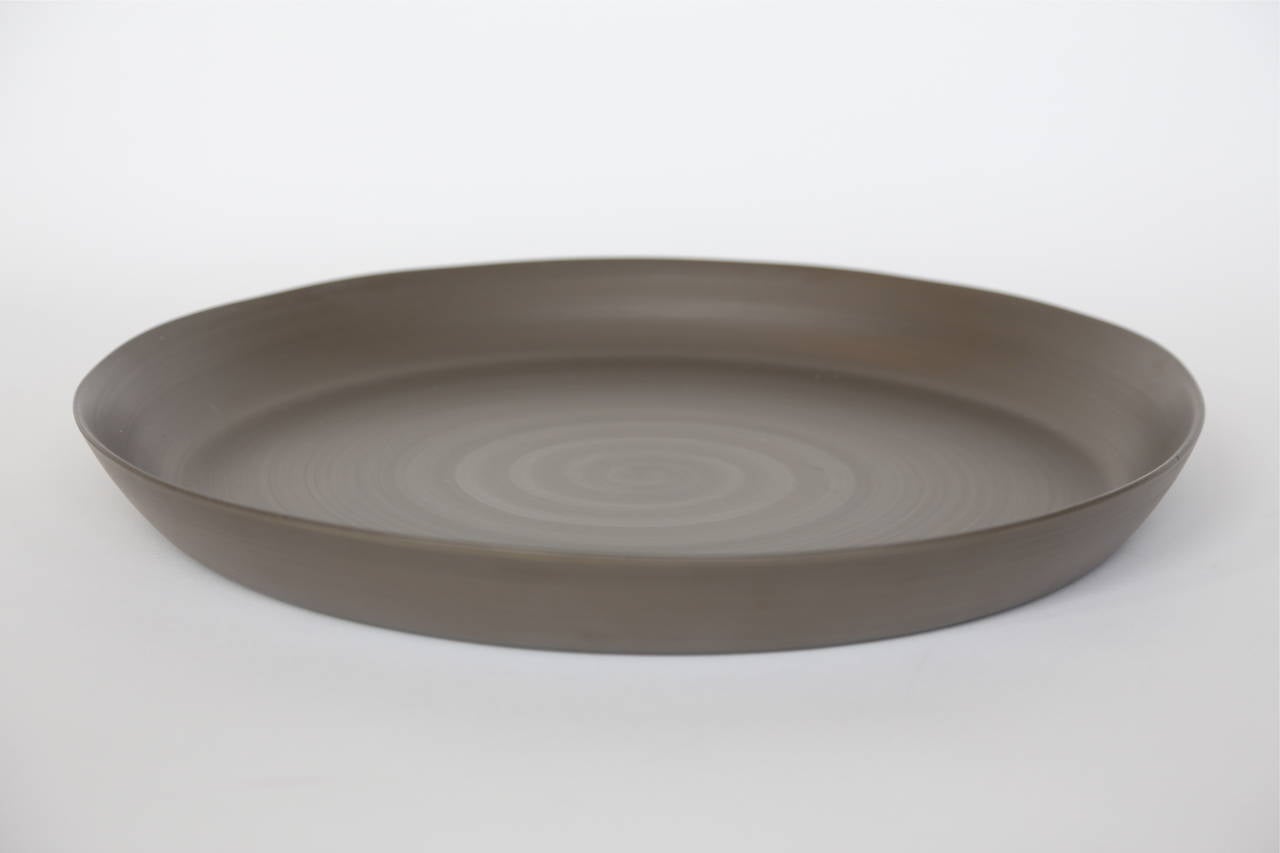 Cuencos y platos de cerámica para salpicaduras hechos a mano por Rina Menardi Italiano en venta